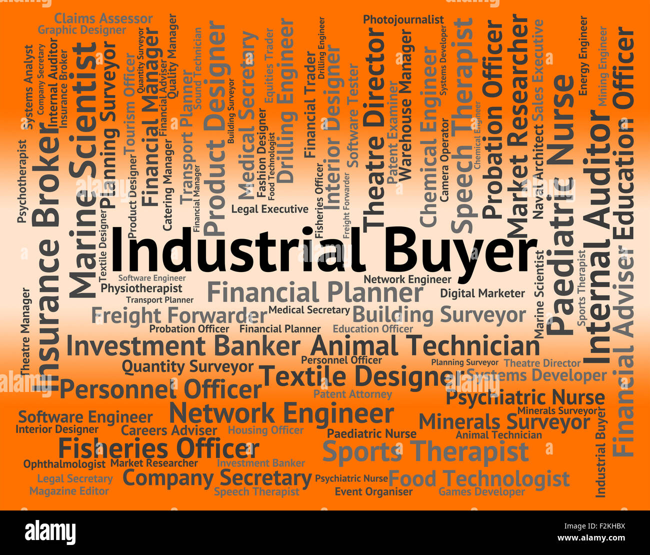 Industrial Buyer Showing Jobs Position And Manufactured Stock Photo Alamy