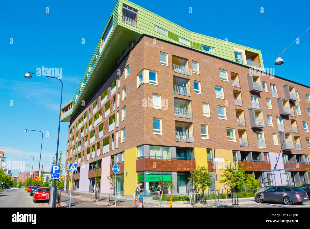 New residential housing, Toukola district, Arabia, Helsinki, Finland,  Europe Stock Photo - Alamy