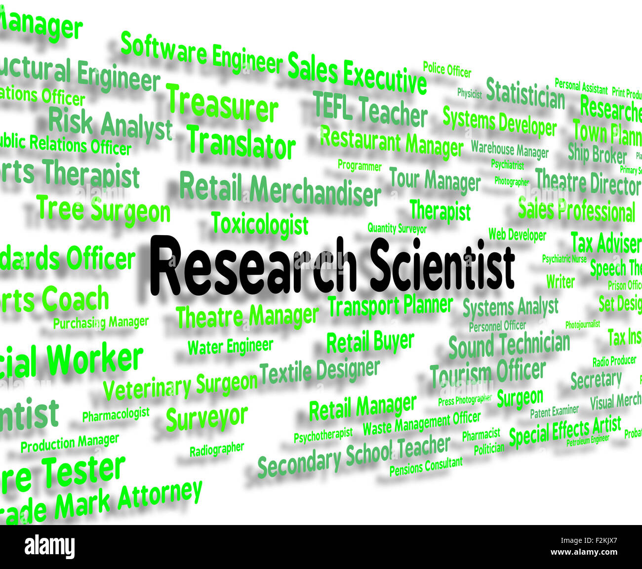 Research Scientist Meaning Gathering Data And Text Stock Photo Alamy