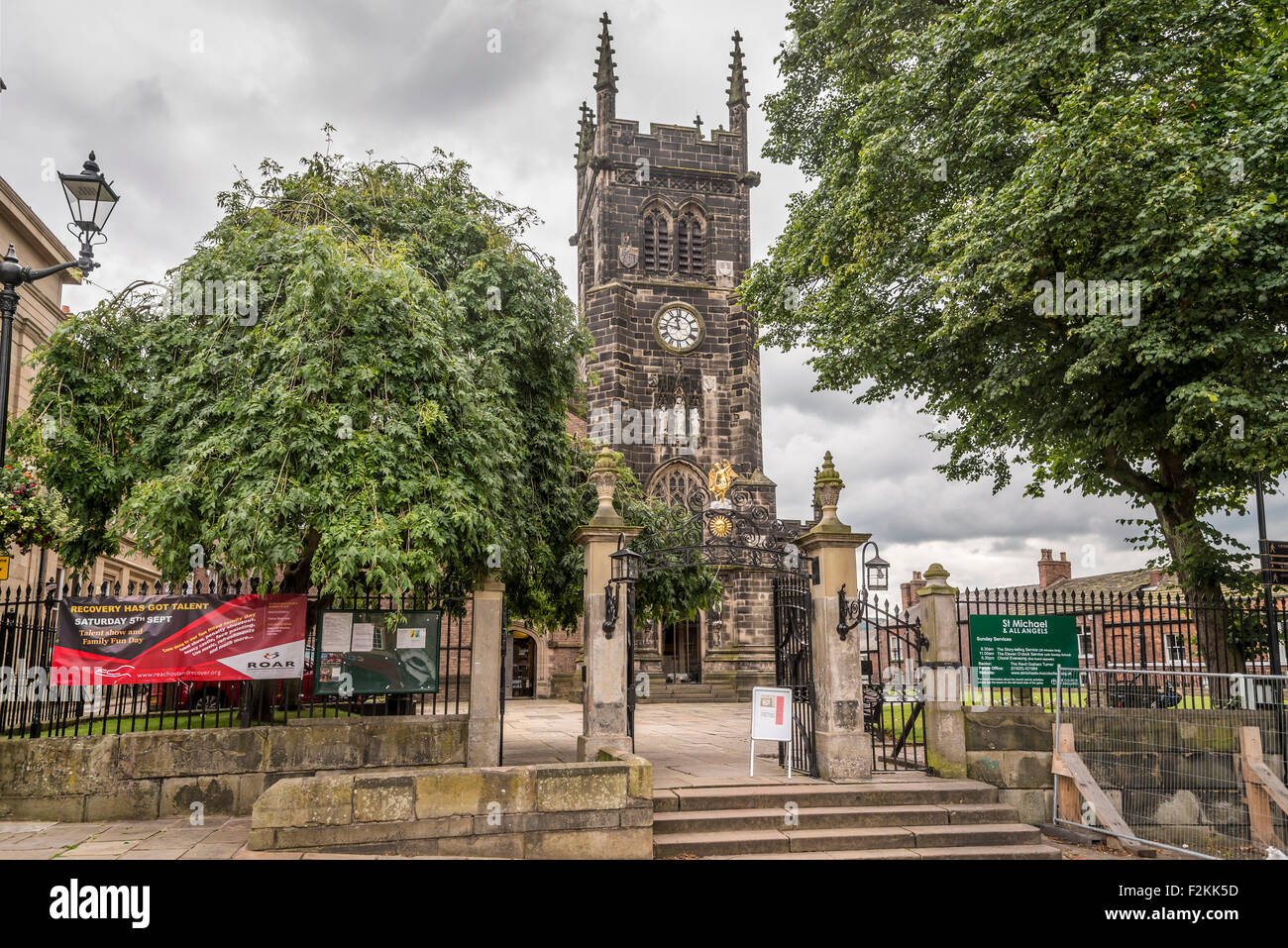 St Michael & All Angels Church Macclesfield East Cheshire North West England. Stock Photo