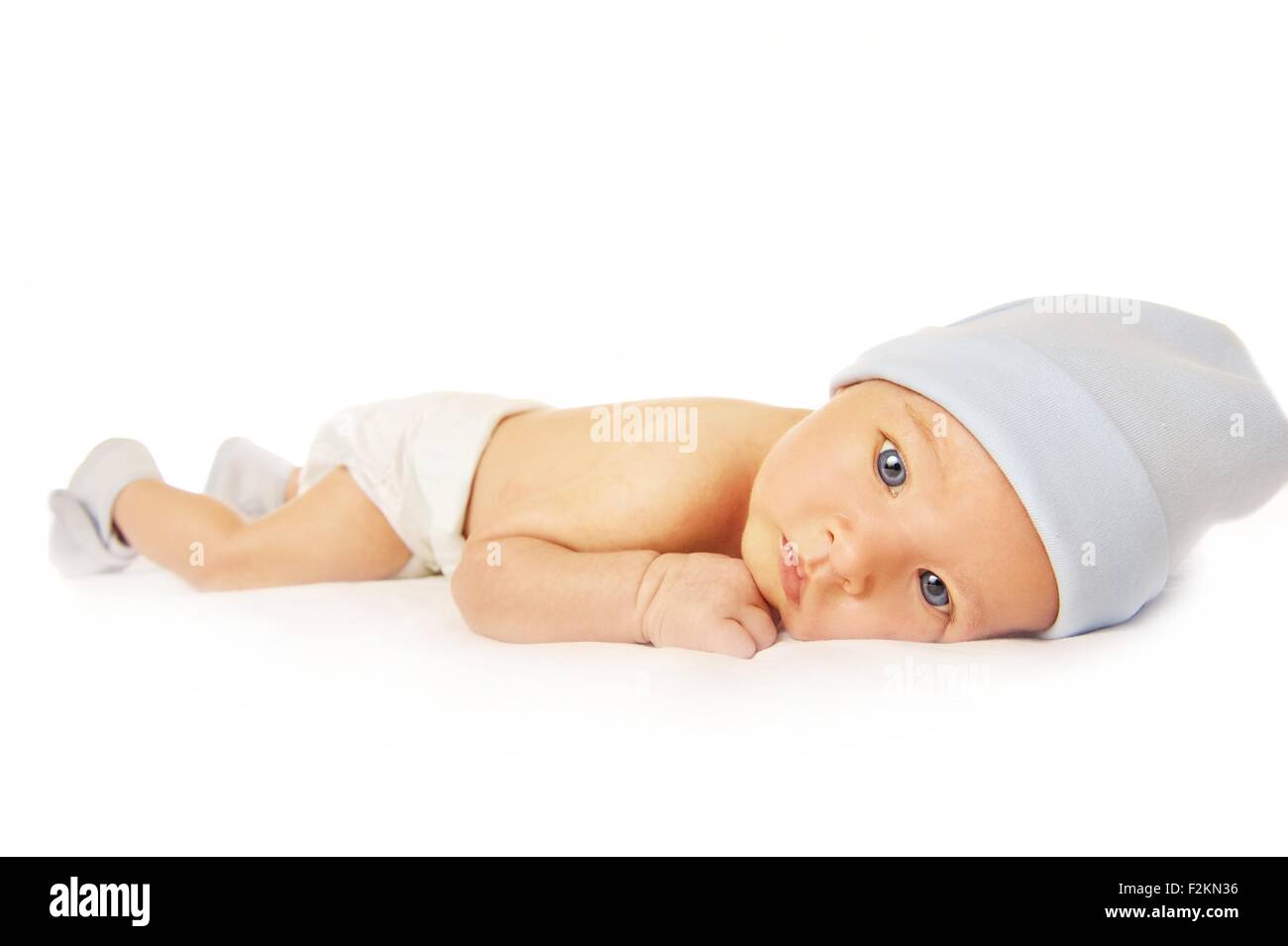Beautiful baby isolated on white Stock Photo - Alamy