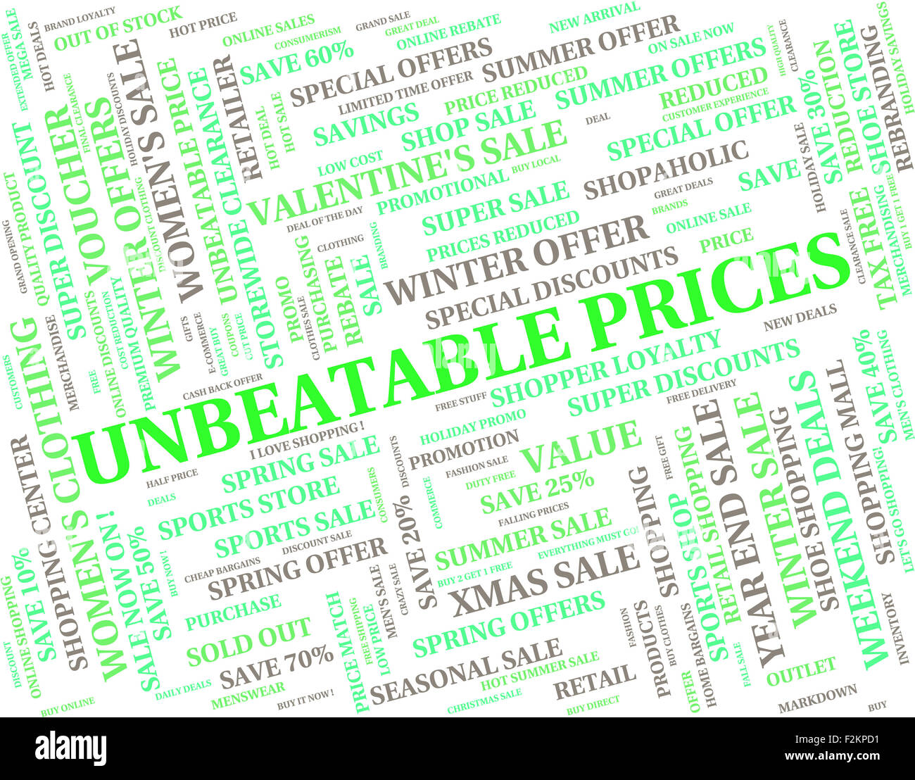 Unbeatable Prices Meaning Fabulous Marvellous And Unmatched Stock Photo