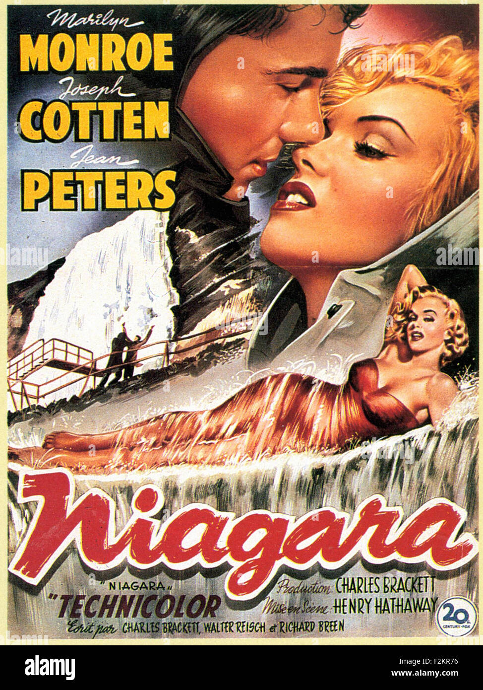 Niagara - Movie Poster Stock Photo