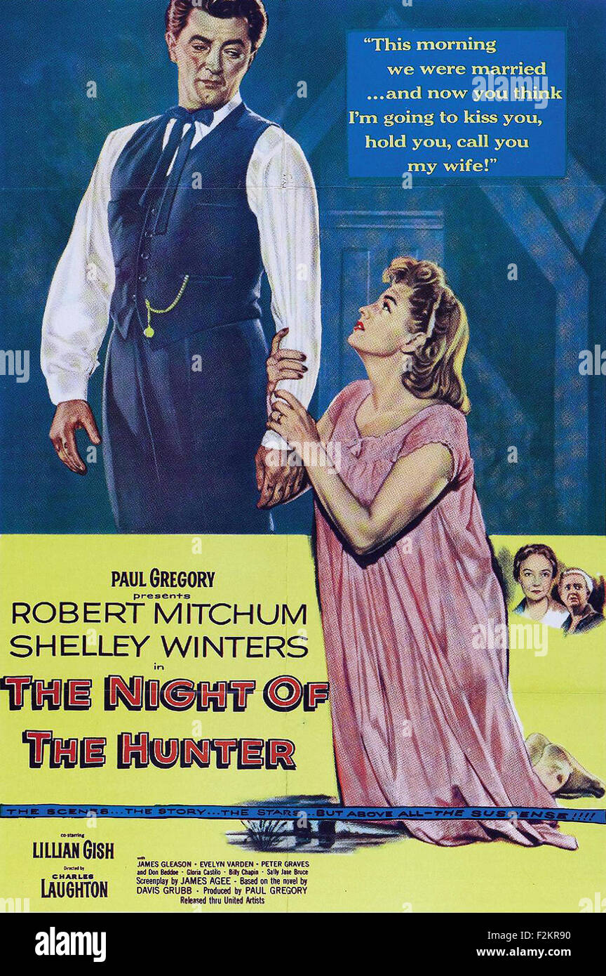 Night Of The Hunter The Movie Poster Stock Photo 87716524 Alamy