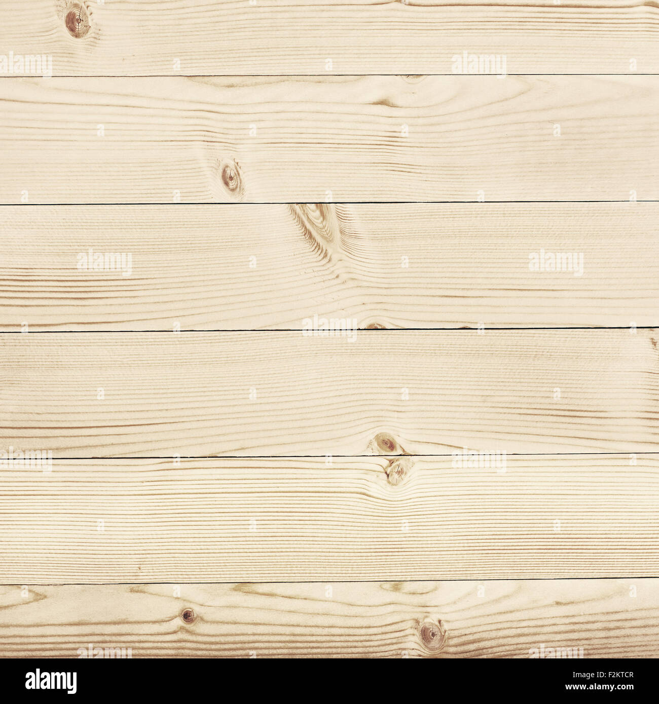 Light wooden texture with horizontal planks, table, desk or wall surface Stock Photo