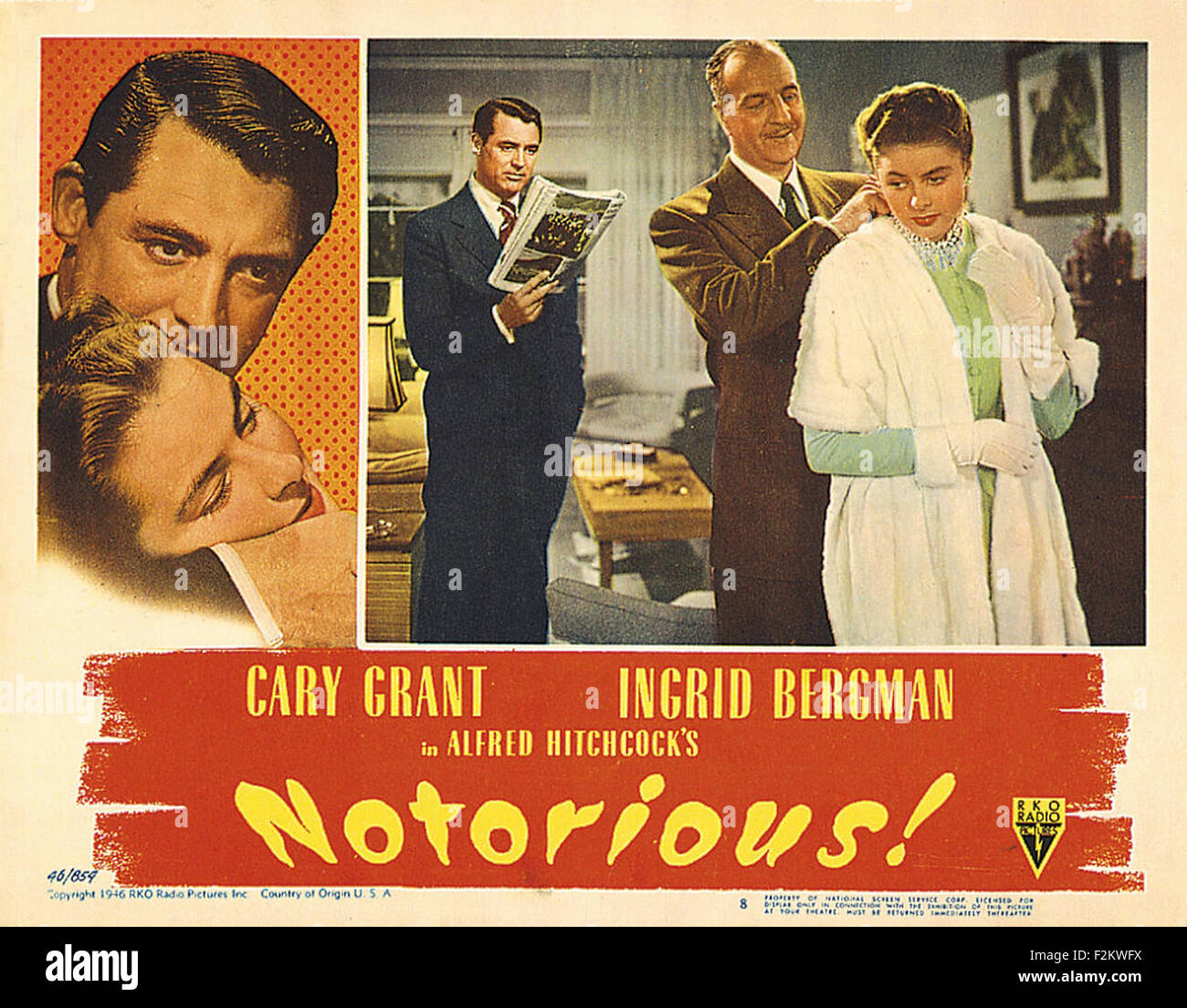 Notorious - Movie Poster Stock Photo
