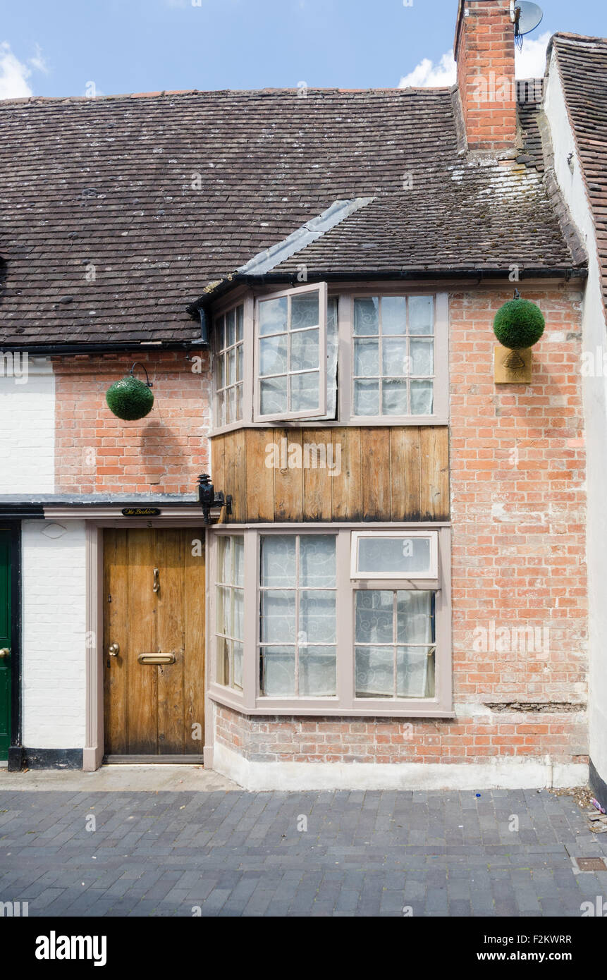 Quaint old cottage in Alcester, Warwickshire Stock Photo