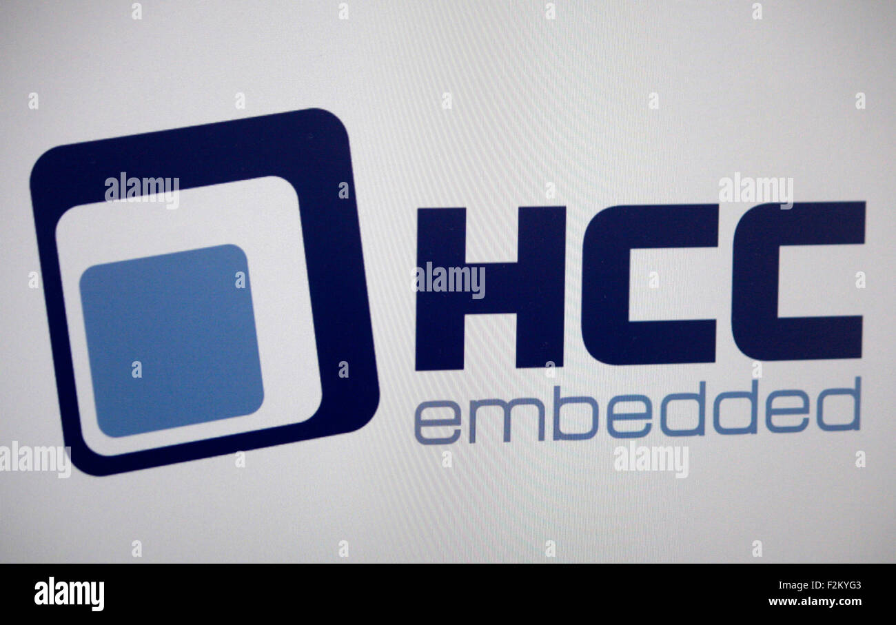 Markenname: 'HCC embedded', Berlin. Stock Photo