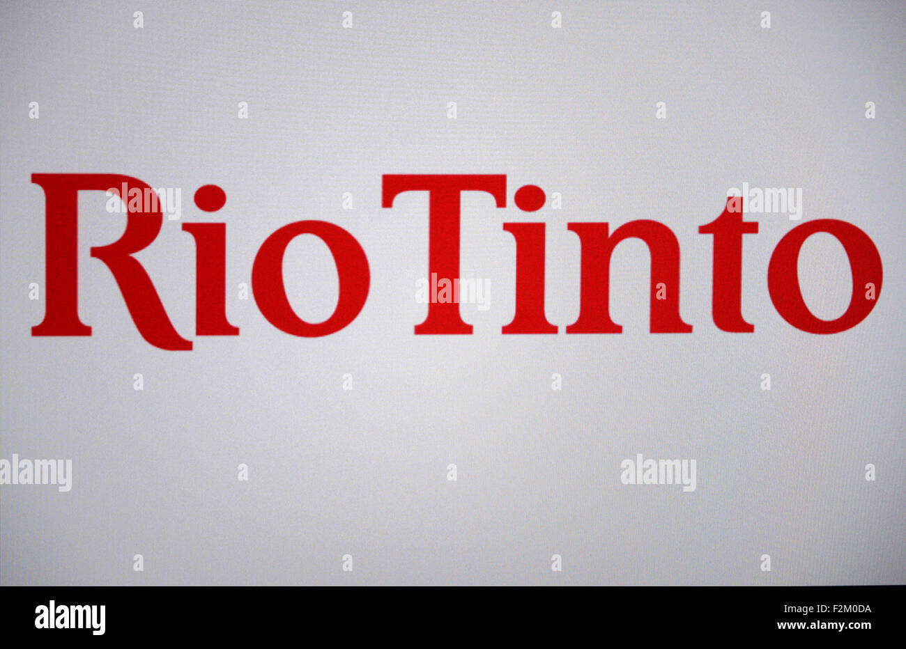 Markenname: 'Rio Tinto', Berlin. Stock Photo