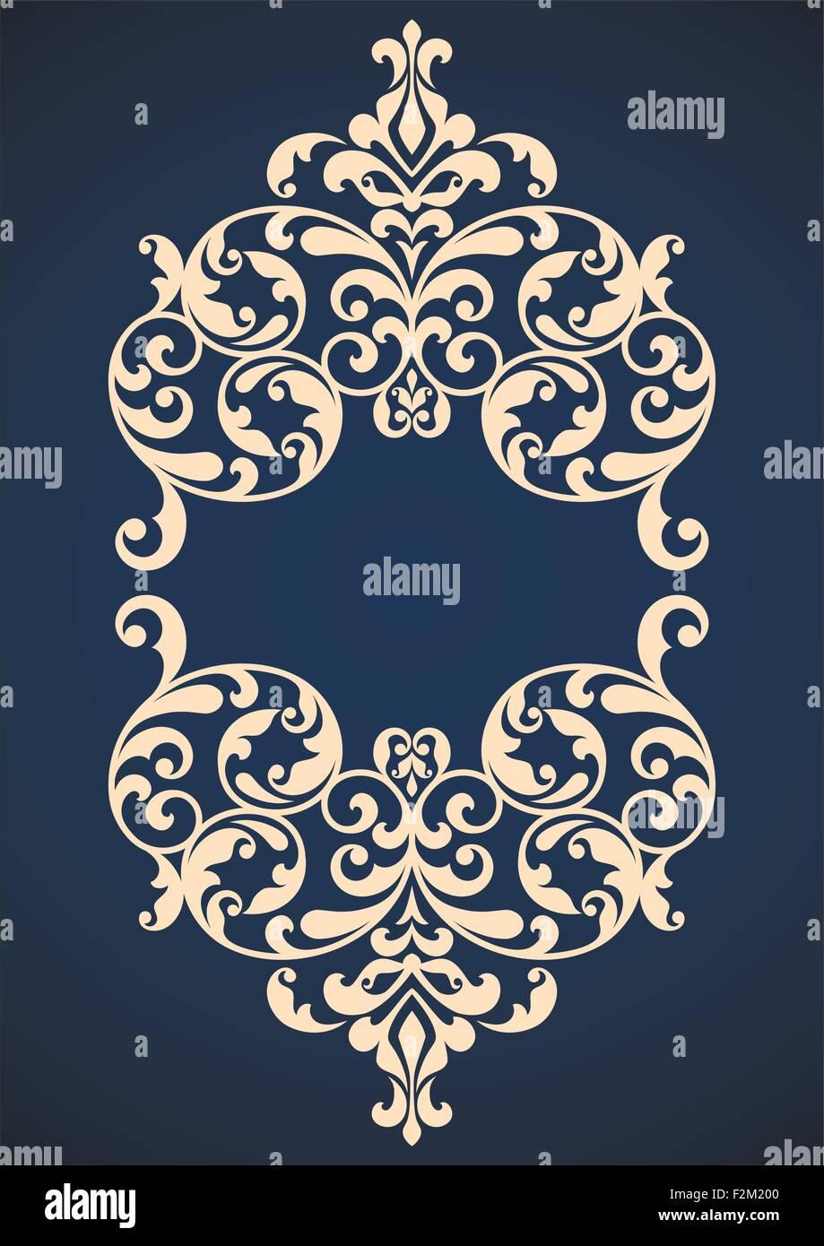Baroque frame silhouette hi-res stock photography and images - Alamy