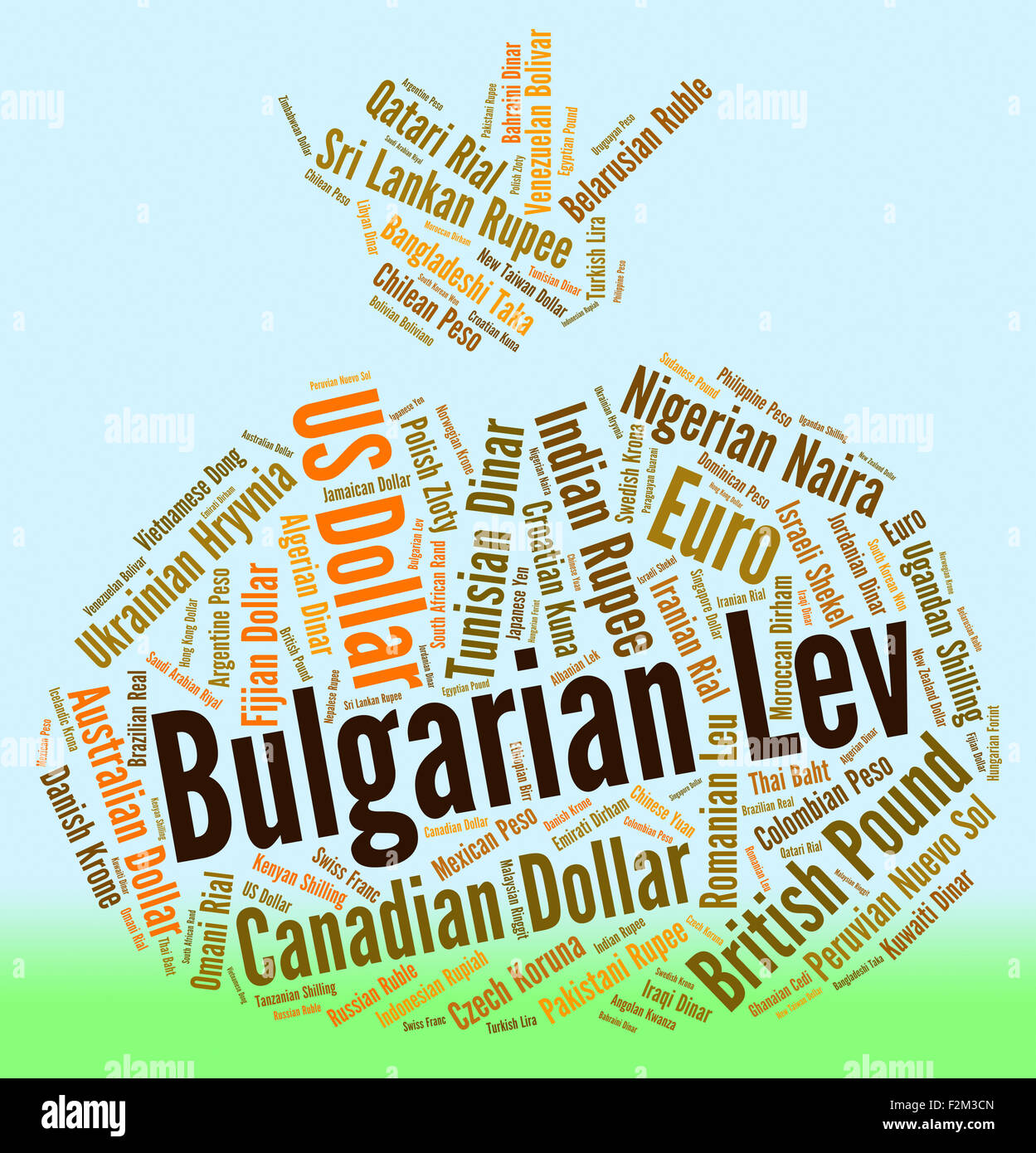 Bulgarian Lev Showing Forex Trading And Levs Stock Photo
