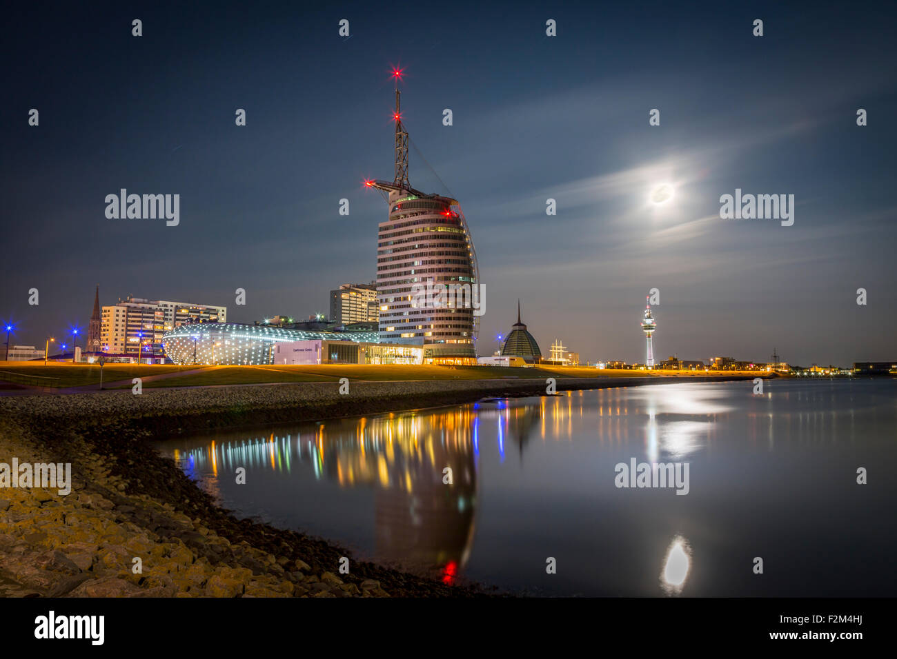 Germany Bremerhaven Klimahaus And Atlantic Hotel Sail City At