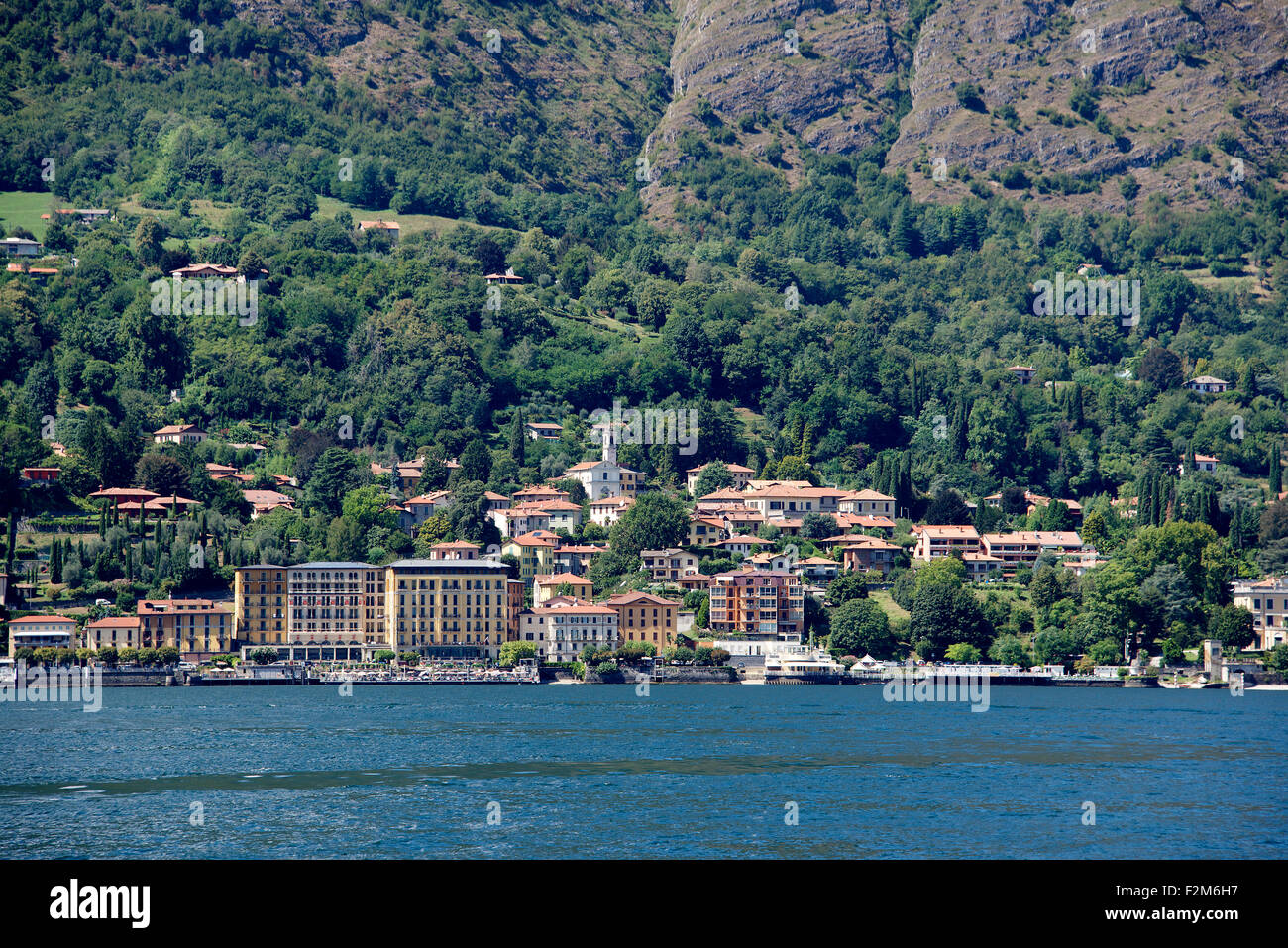 Caddenabia from Bellagio Lake Como Lombardy Italy Stock Photo