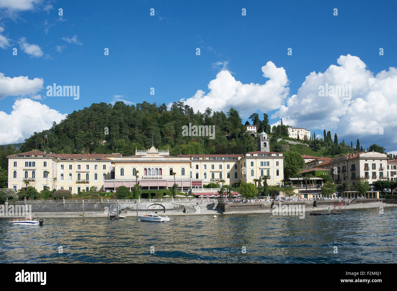Lakeside historic town of Bellagio Lake Como Lombardy Italy Stock Photo