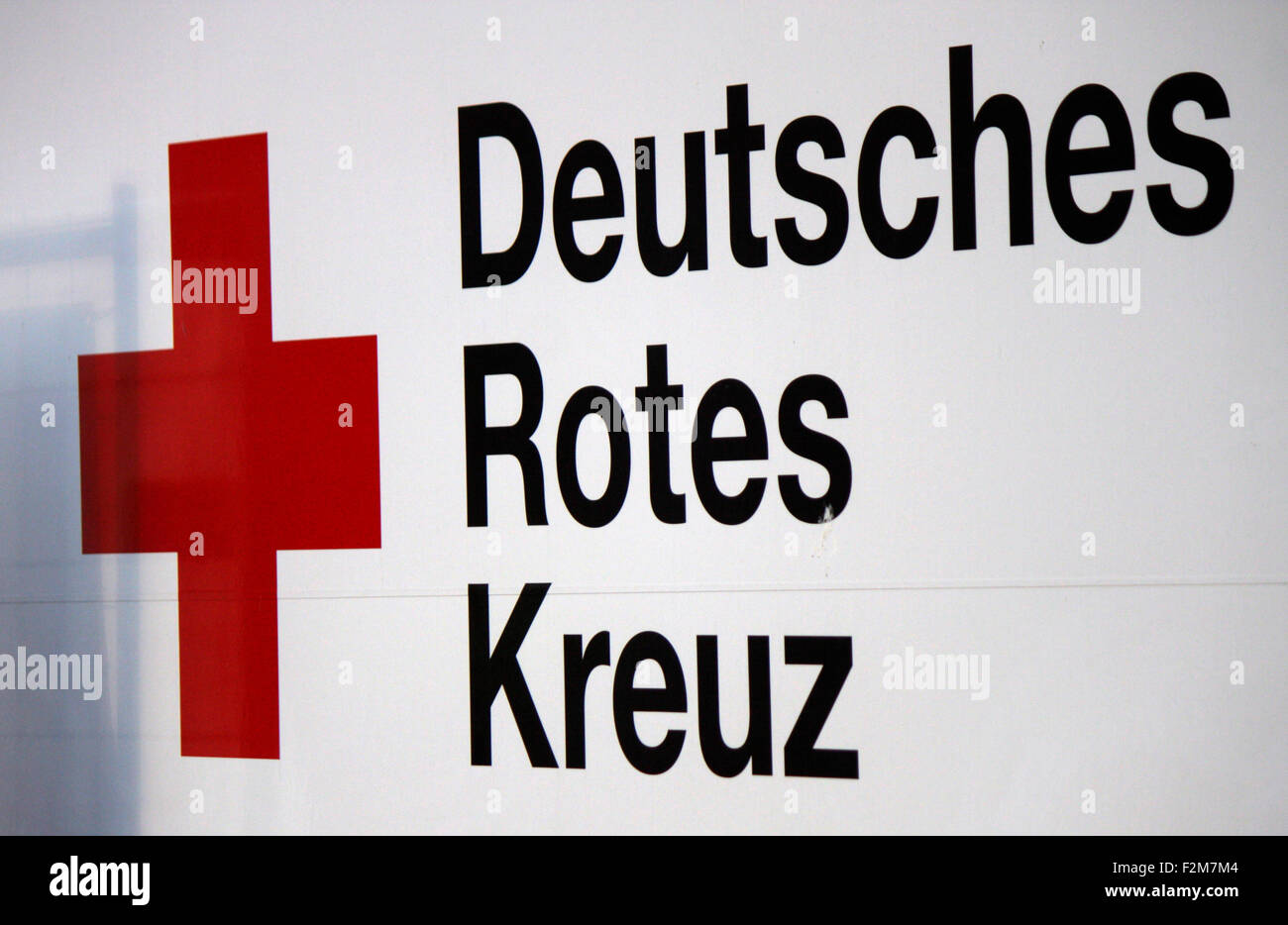 Markenname: 'Deutsches Rotes Kreuz', Berlin. Stock Photo