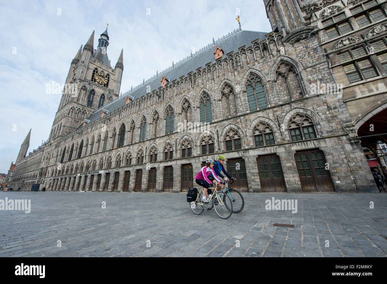 Main Square Ypres Ieper Flanders Belgium Stock Photo - Alamy
