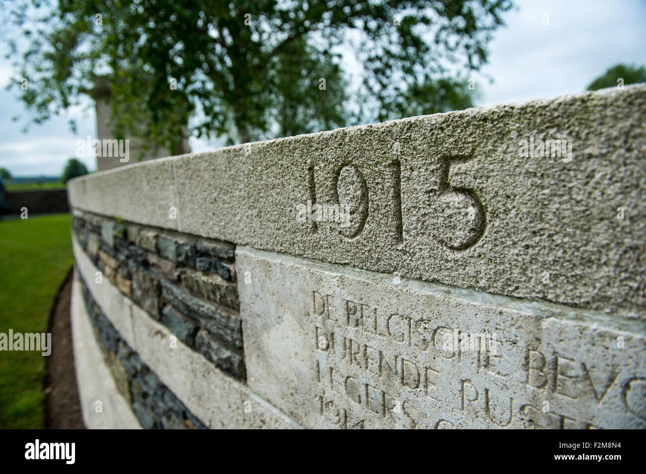 Flanders battlefields and memorials Stock Photo