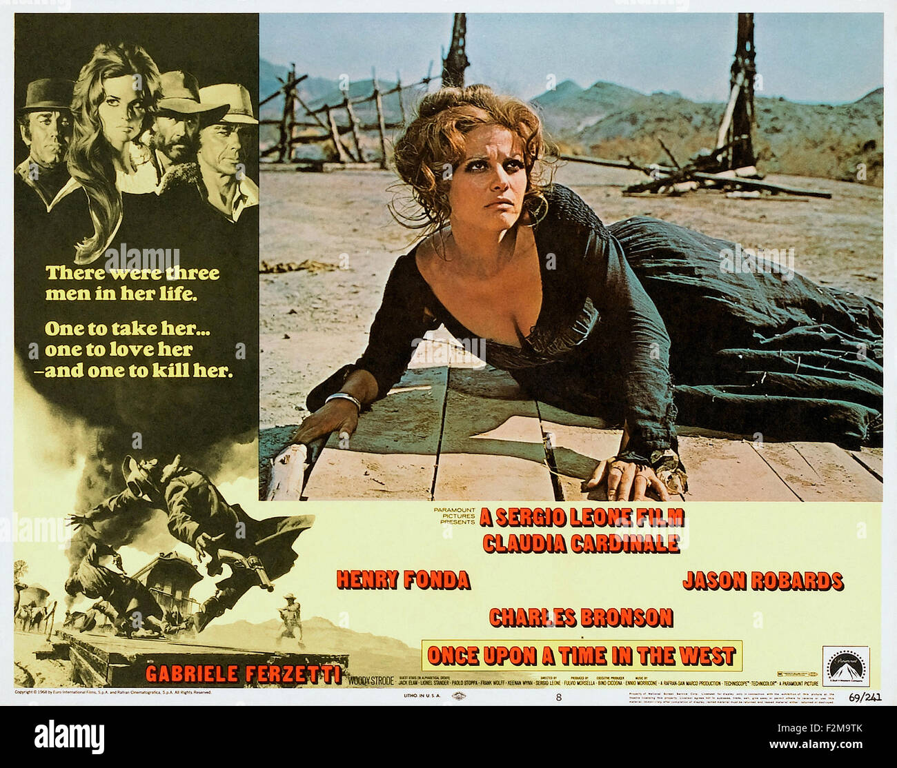 Once Upon a Time in the West - Movie Poster Stock Photo - Alamy