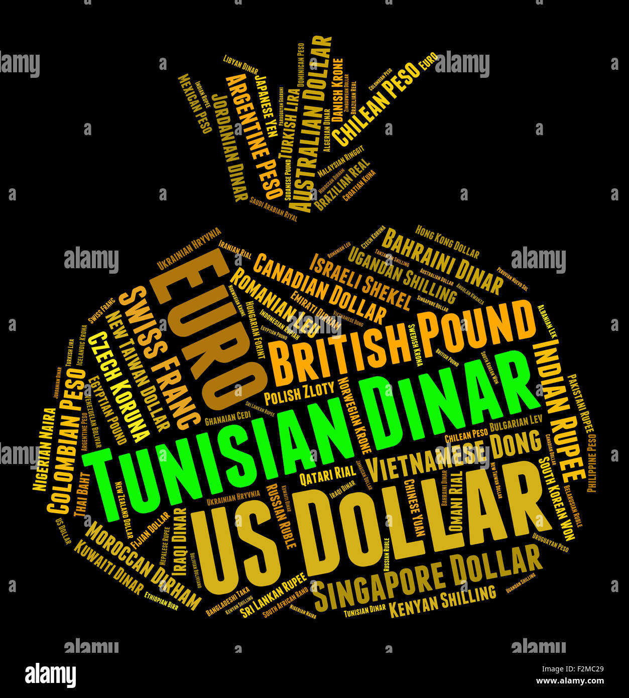 Tunisian Dinar Indicating Forex Trading And Currency Stock Photo - 
