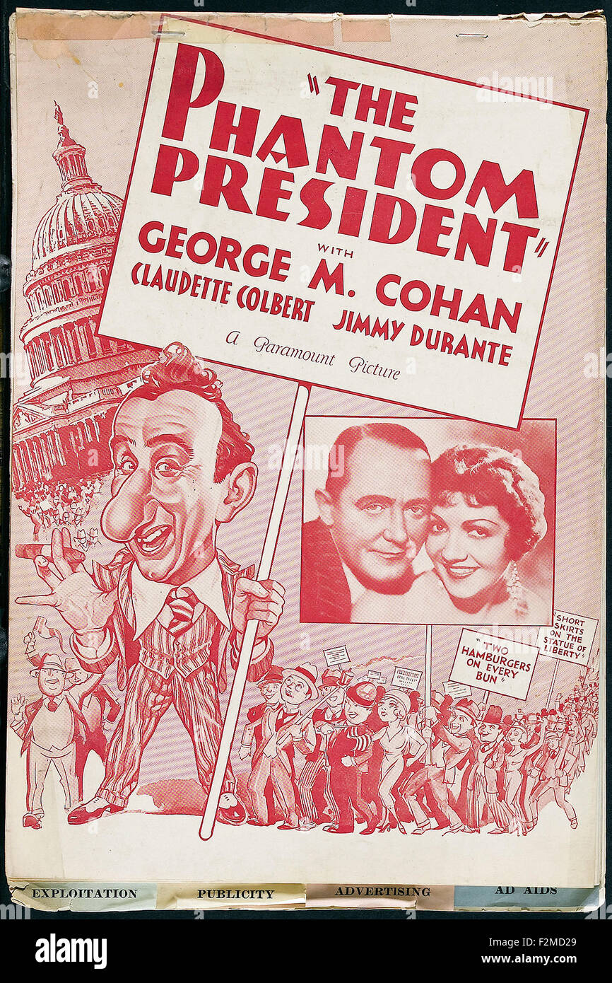 Phantom President, The - Movie Poster Stock Photo