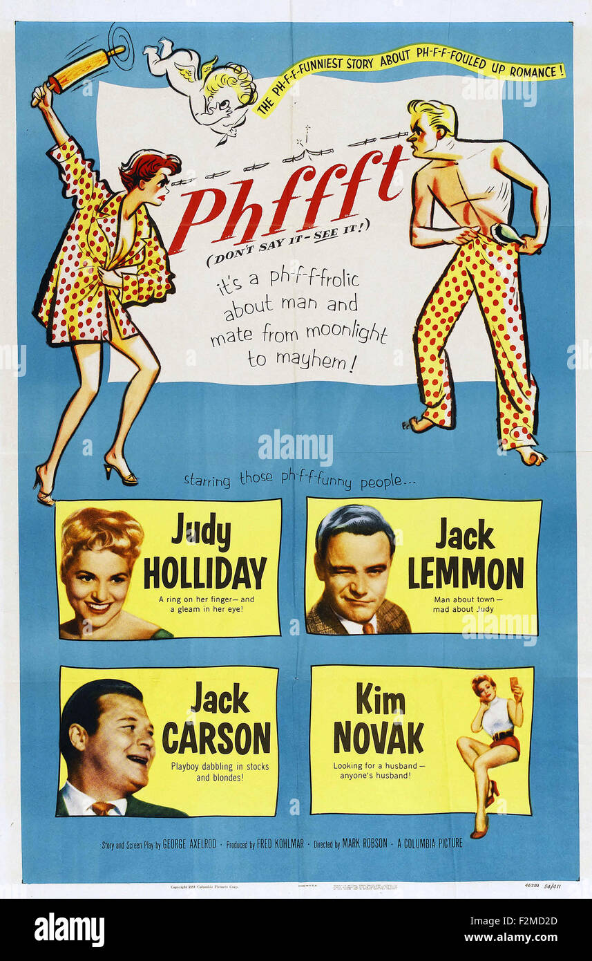 Phffft - Movie Poster Stock Photo - Alamy