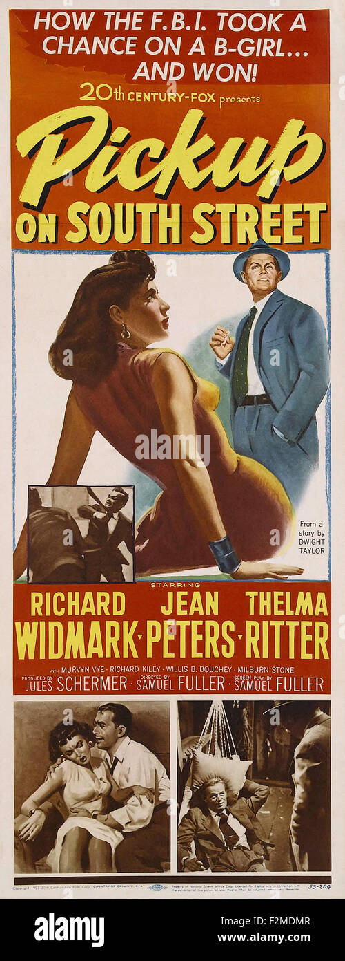Pickup on South Street Movie Poster Stock Photo Alamy