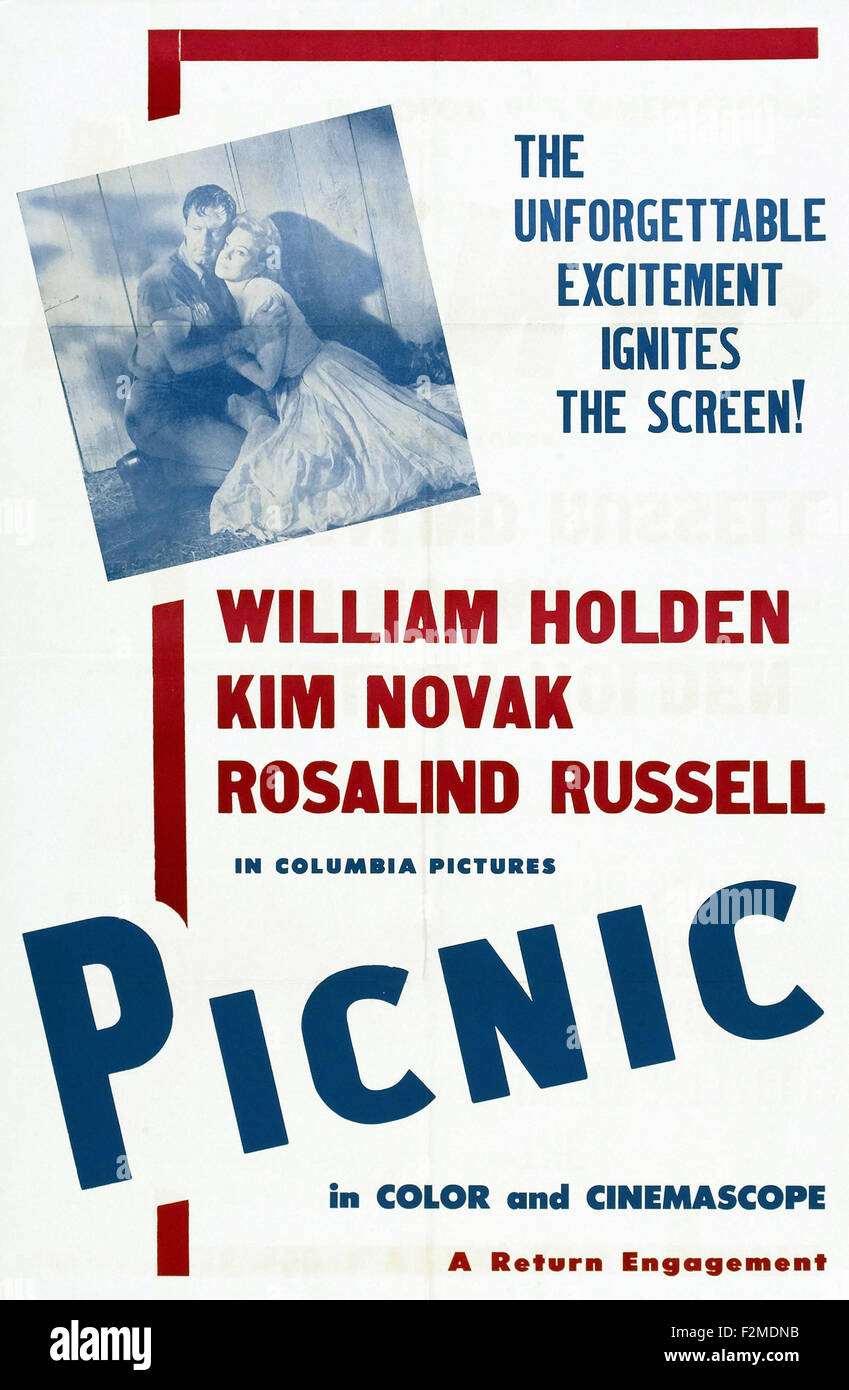 Picnic Movie Poster Stock Photo Alamy