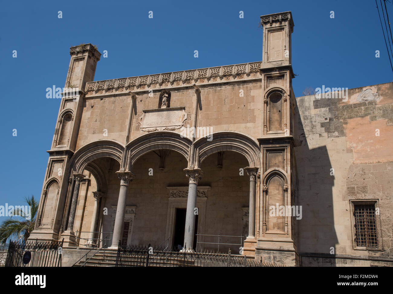 Santa Maria della Catena in Piazzetta delle Dogane, Palermo. Sicily. Italy. Stock Photo