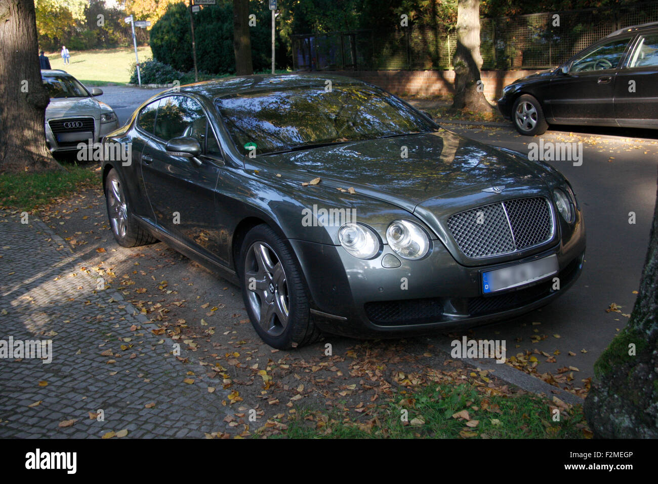 Bentley Continental GT, Berlin-Dahlem. Stock Photo