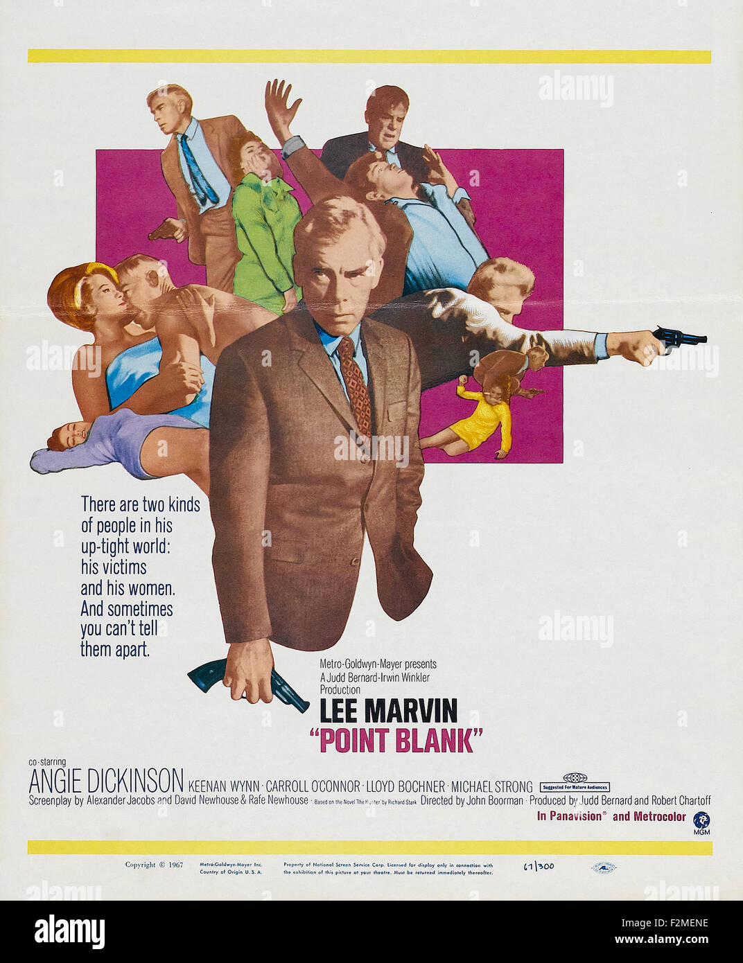 Point blank movie poster stock photo alamy
