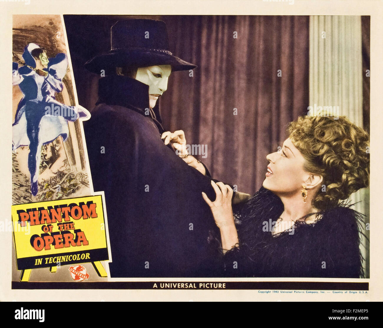 Poster   Phantom of the Opera (1943)  - Movie Poster Stock Photo