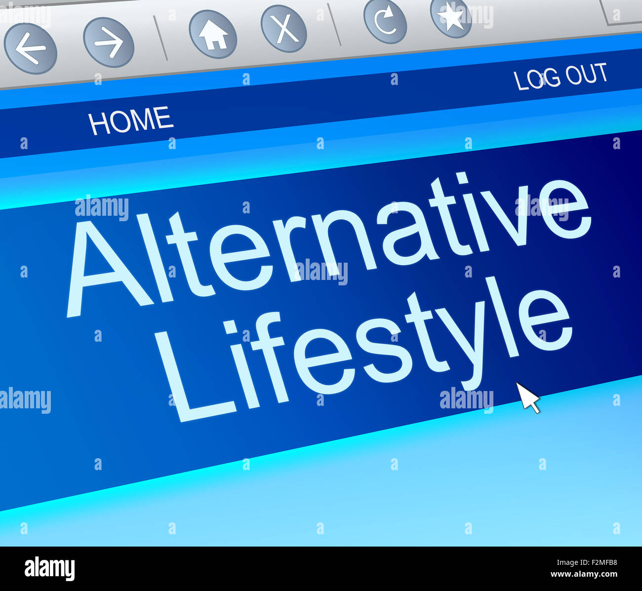 Alternative lifestyle concept. Stock Photo