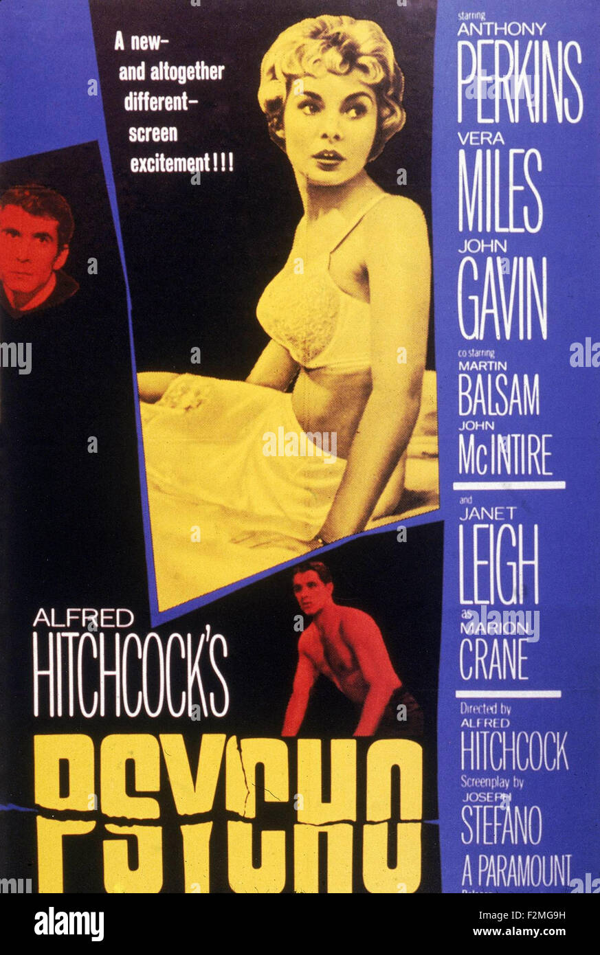Psycho  - Movie Poster Stock Photo
