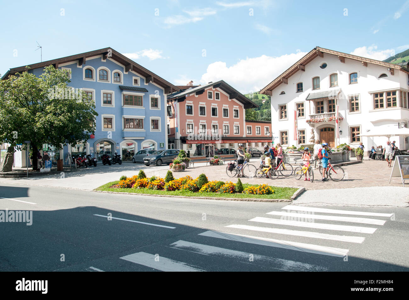 Austria, Tyrol, Mittersill town centre Stock Photo - Alamy