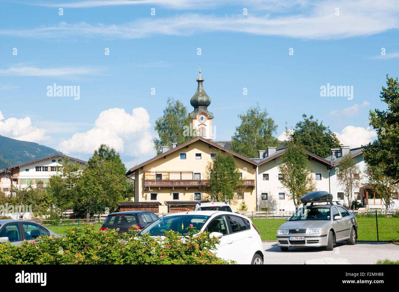 Austria, Tyrol, Mittersill town centre Stock Photo