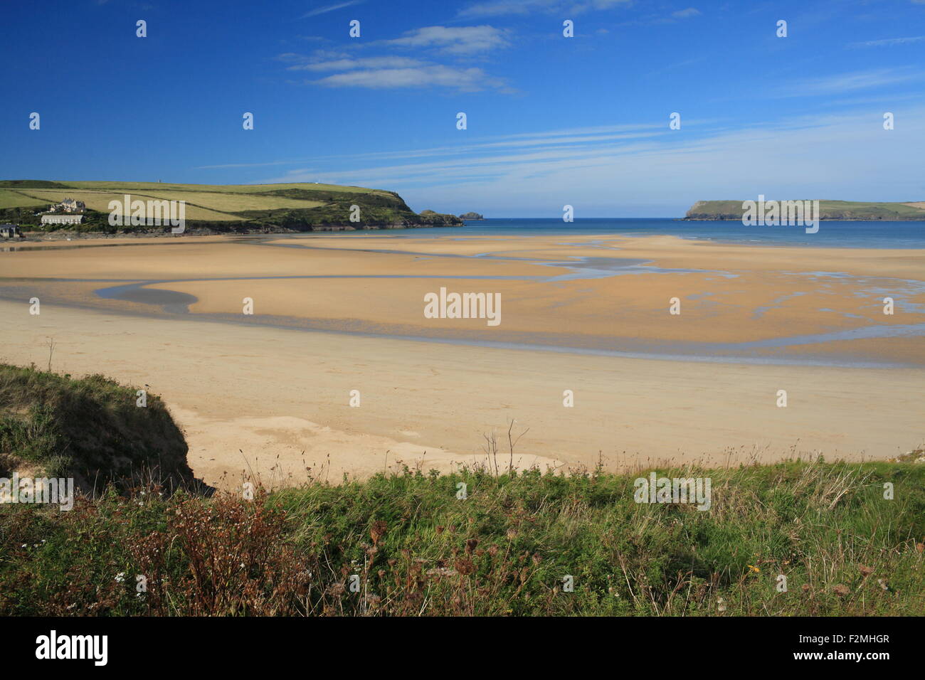 Harbour Cove, Camel estuary, Padstow, North Cornwall, England, UK Stock Photo