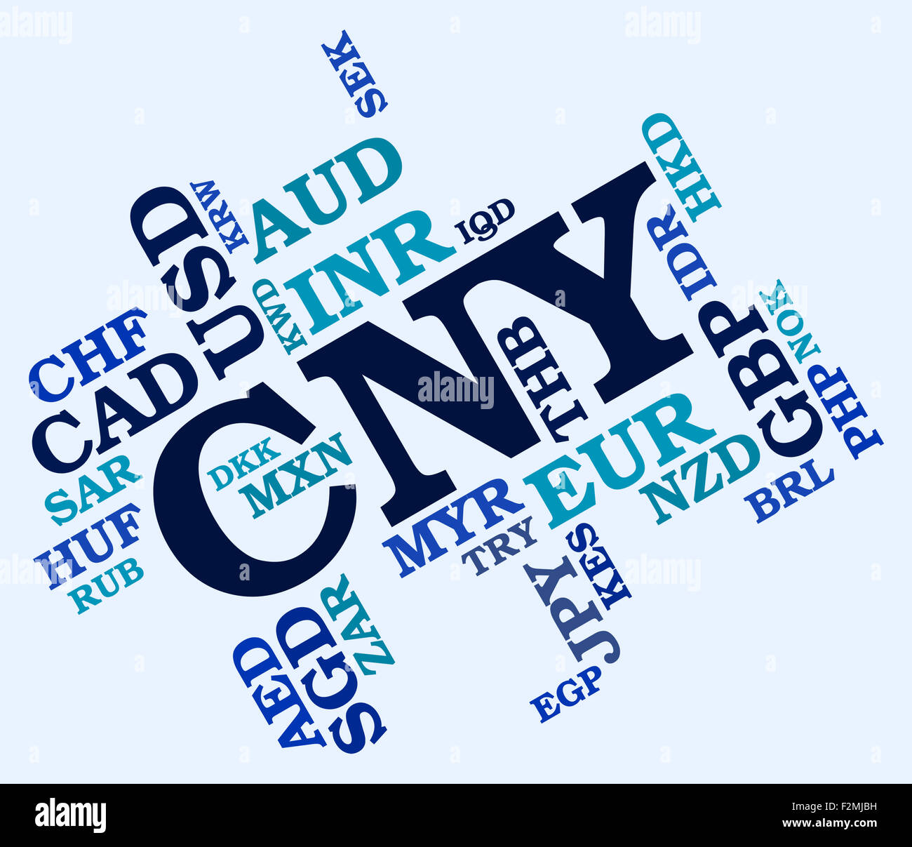 Cny Currency Meaning Forex Trading And Yuan Stock Photo Alamy