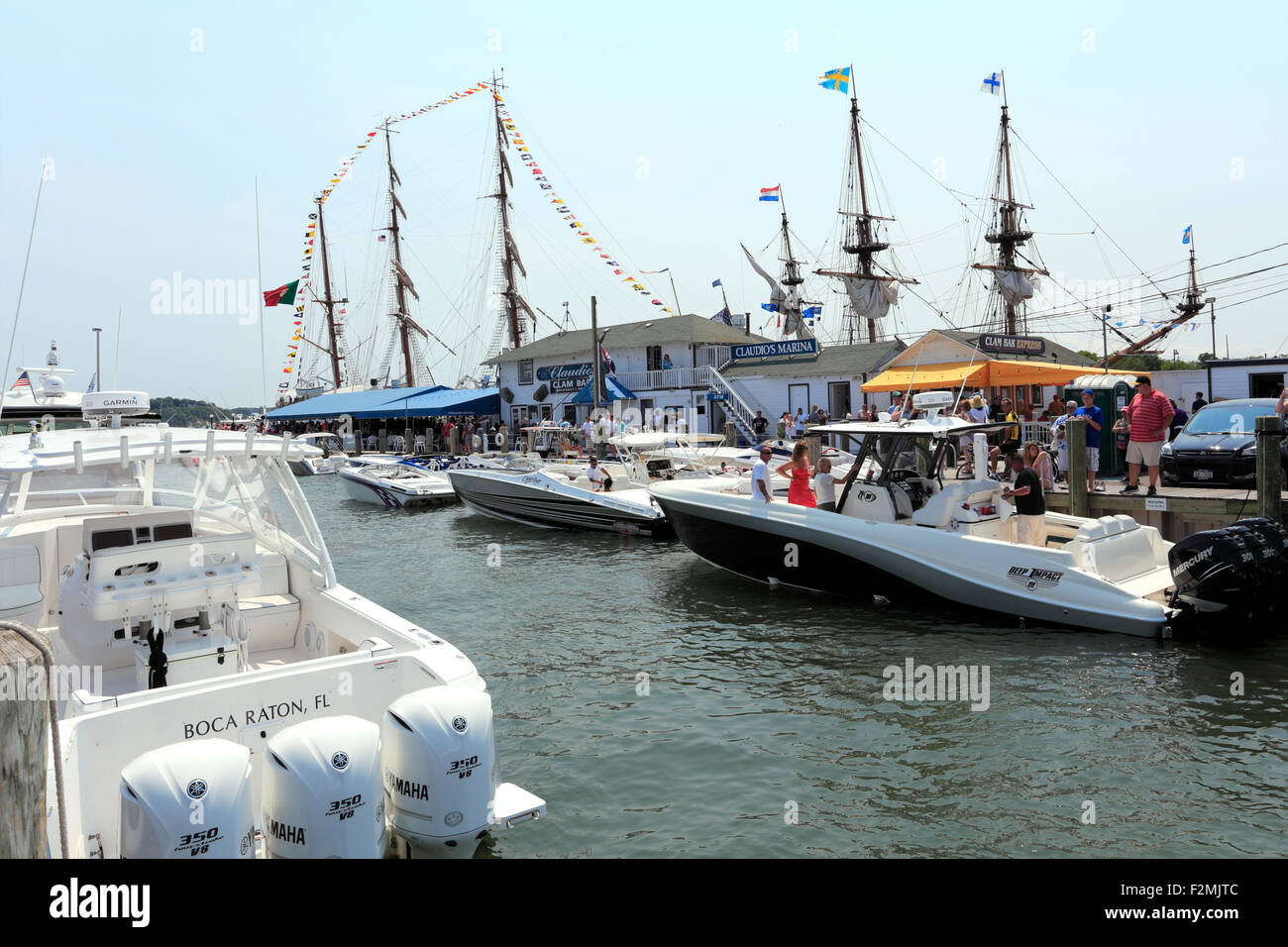 Greenport Harbor Long Island New York Stock Photo Alamy