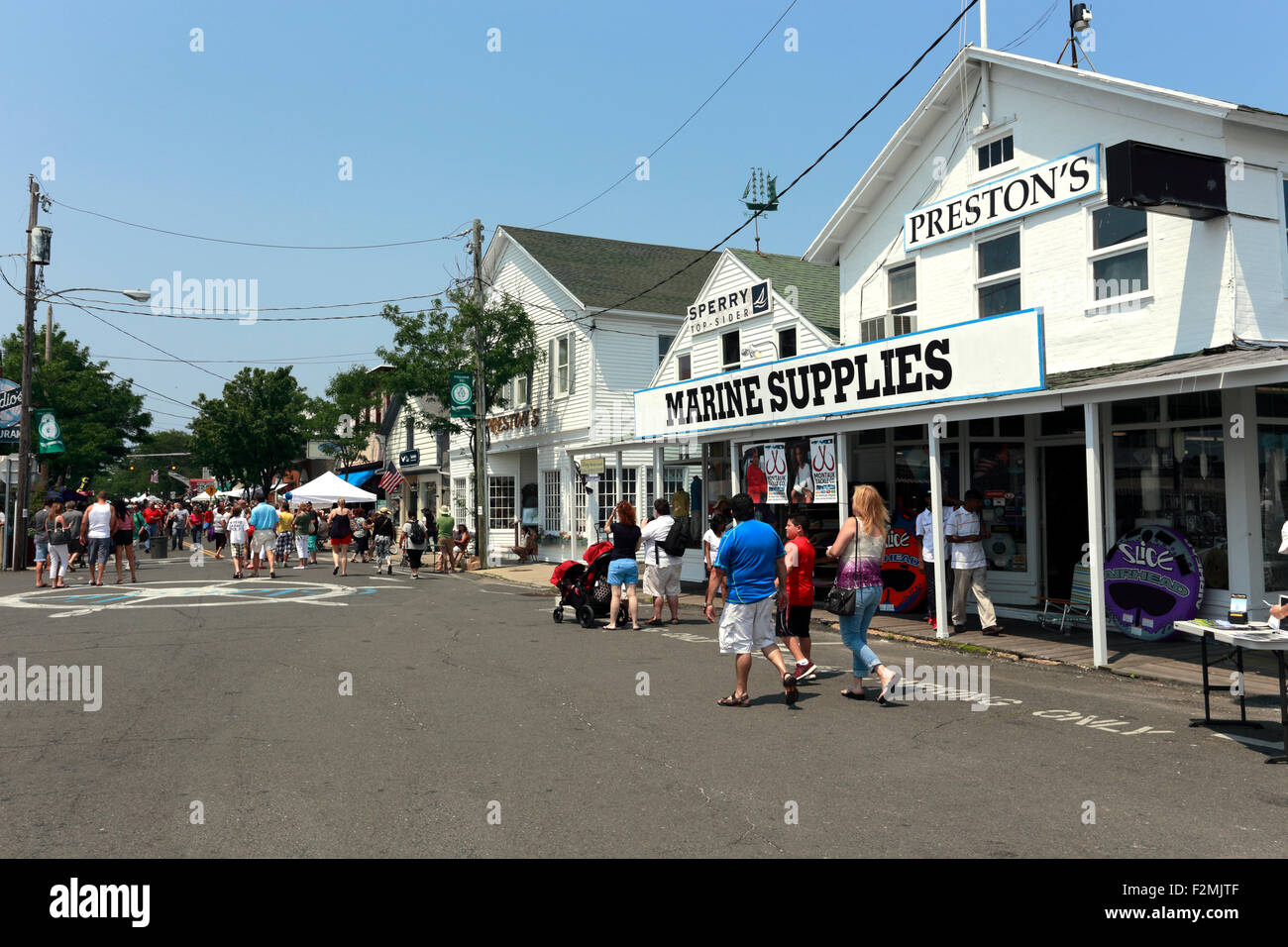 Greenport Harbor Long Island New York Stock Photo