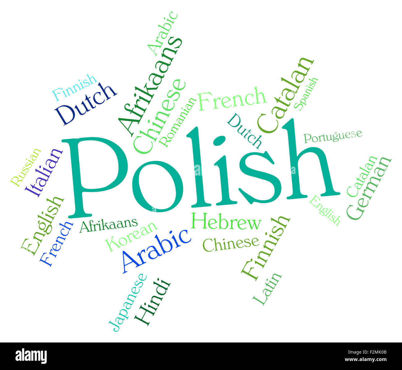 Polish Language Meaning Vocabulary Word And Translator Stock Photo Alamy