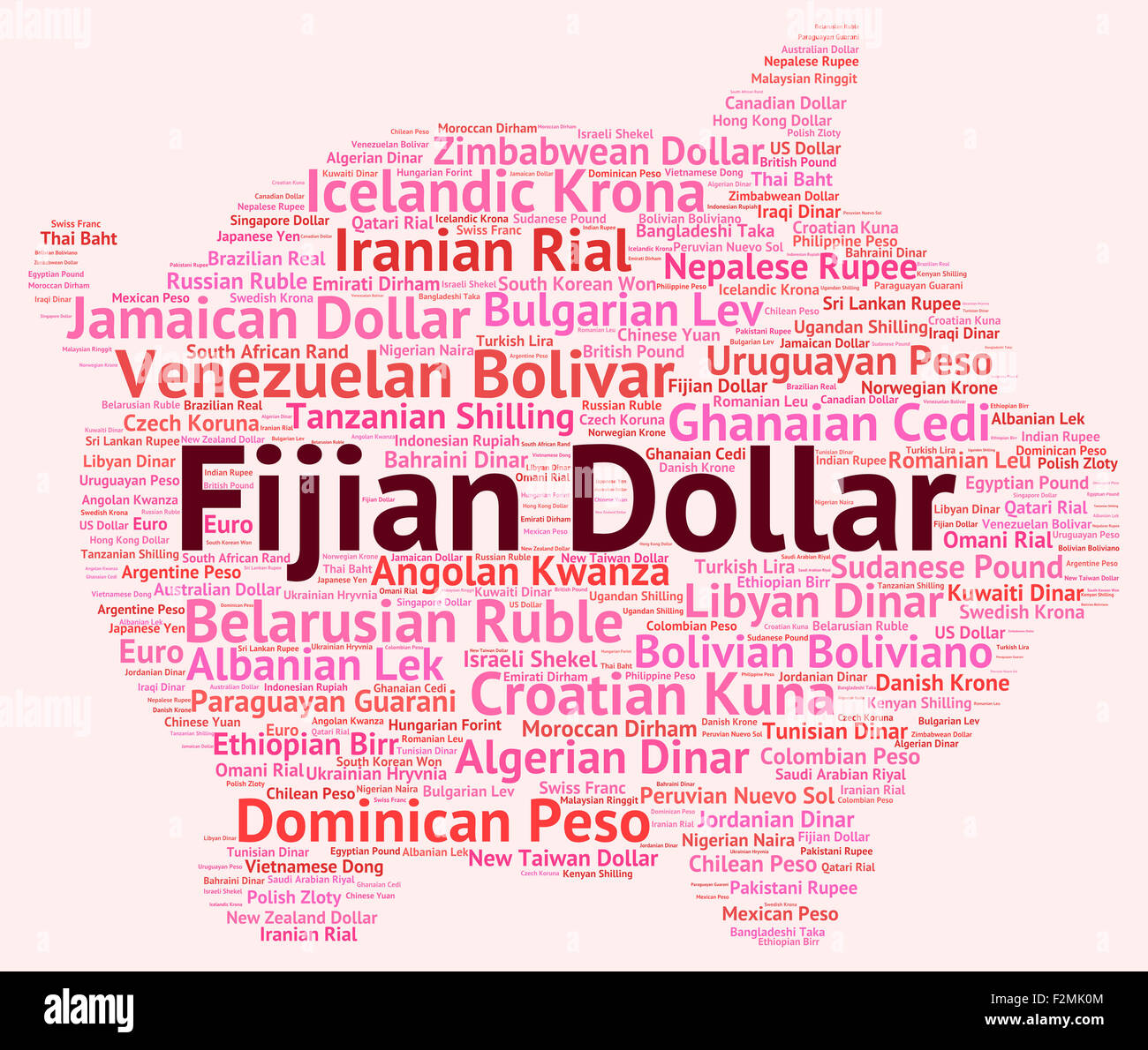 Fijian Dollar Representing Foreign Exchange And Banknotes Stock Photo