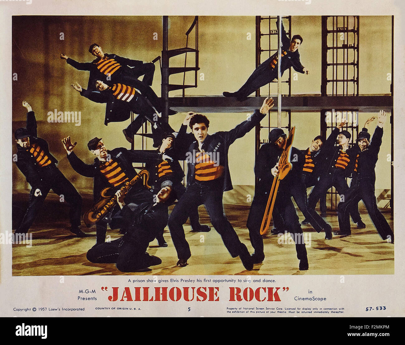 Jailhouse rock poster hi-res stock photography and images - Alamy, image size:1300x1107