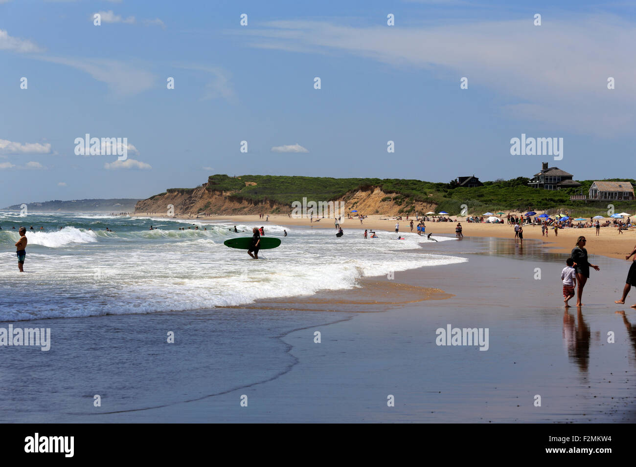 Ditch Plains Beach Montauk Long Island New York Stock Photo Alamy