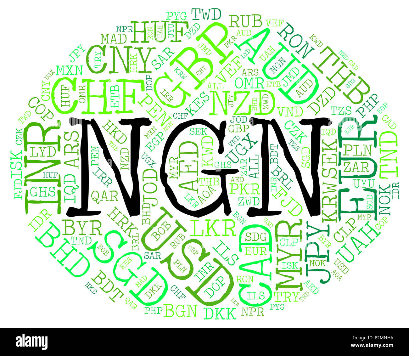 Ngn Currency Meaning Nigerian Nairas And Coinage Stock Photo - Alamy