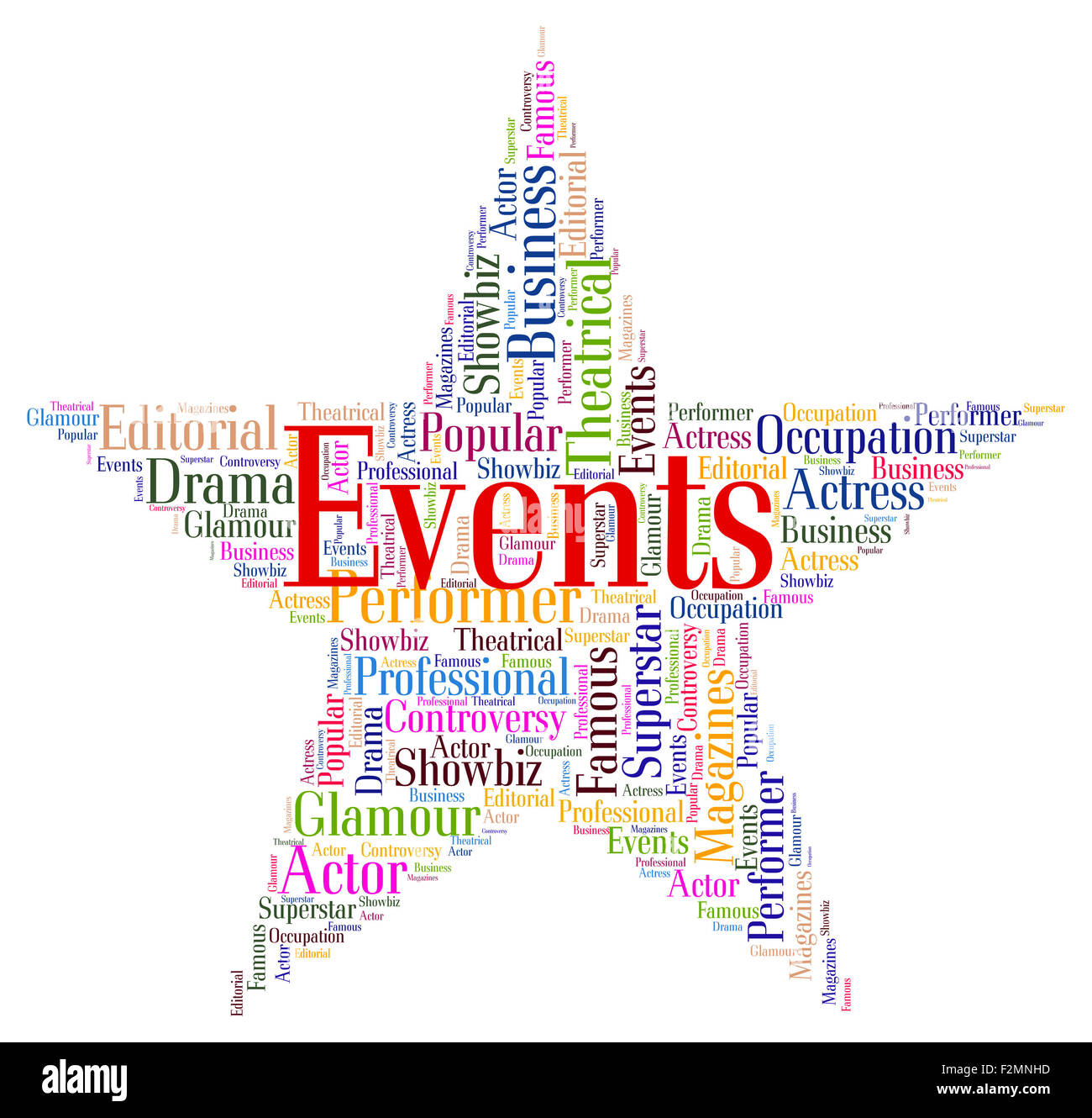Events Star Meaning Affairs Function And Words Stock Photo Alamy