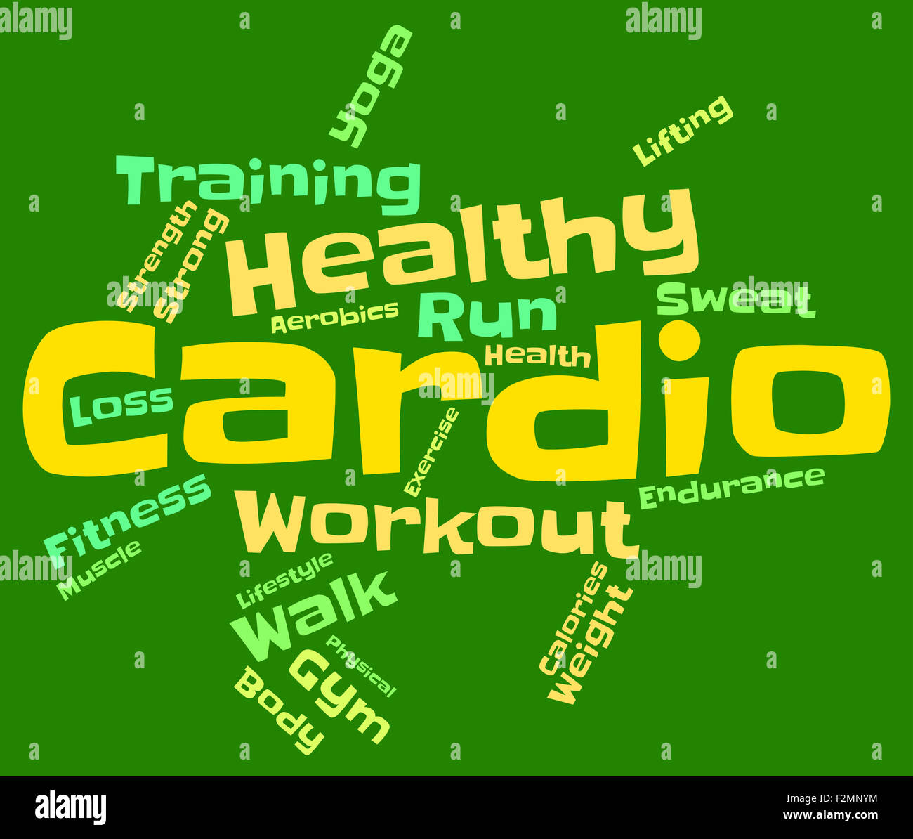 Workout Words Representing Physical Activity And Exercise Stock Photo -  Alamy