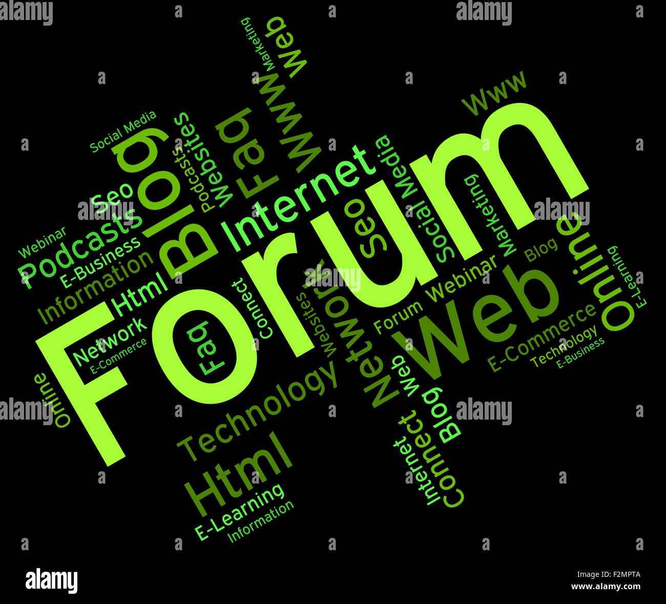 Forum Word Meaning Network Community And Discussion Stock Photo Alamy