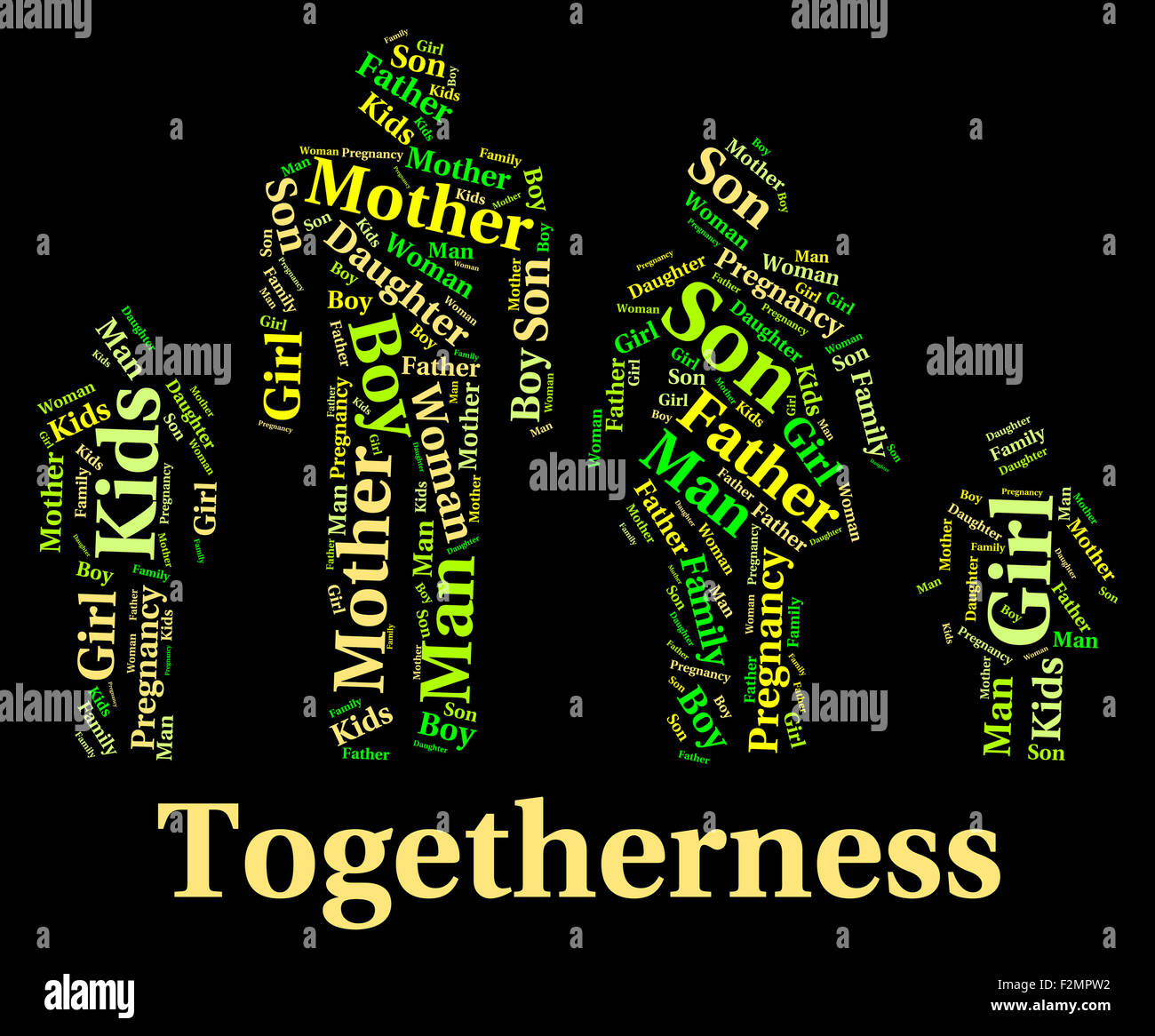 Togetherness Family Representing Close Knit And Families Stock Photo