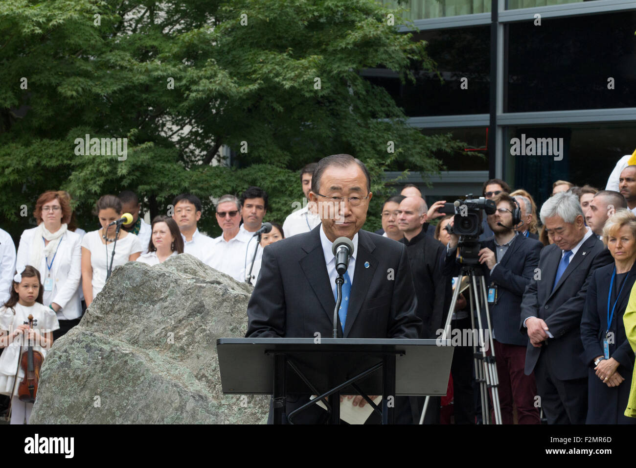 New York City, United States. 21st Sep, 2015. Secretary-General Ban Ki ...