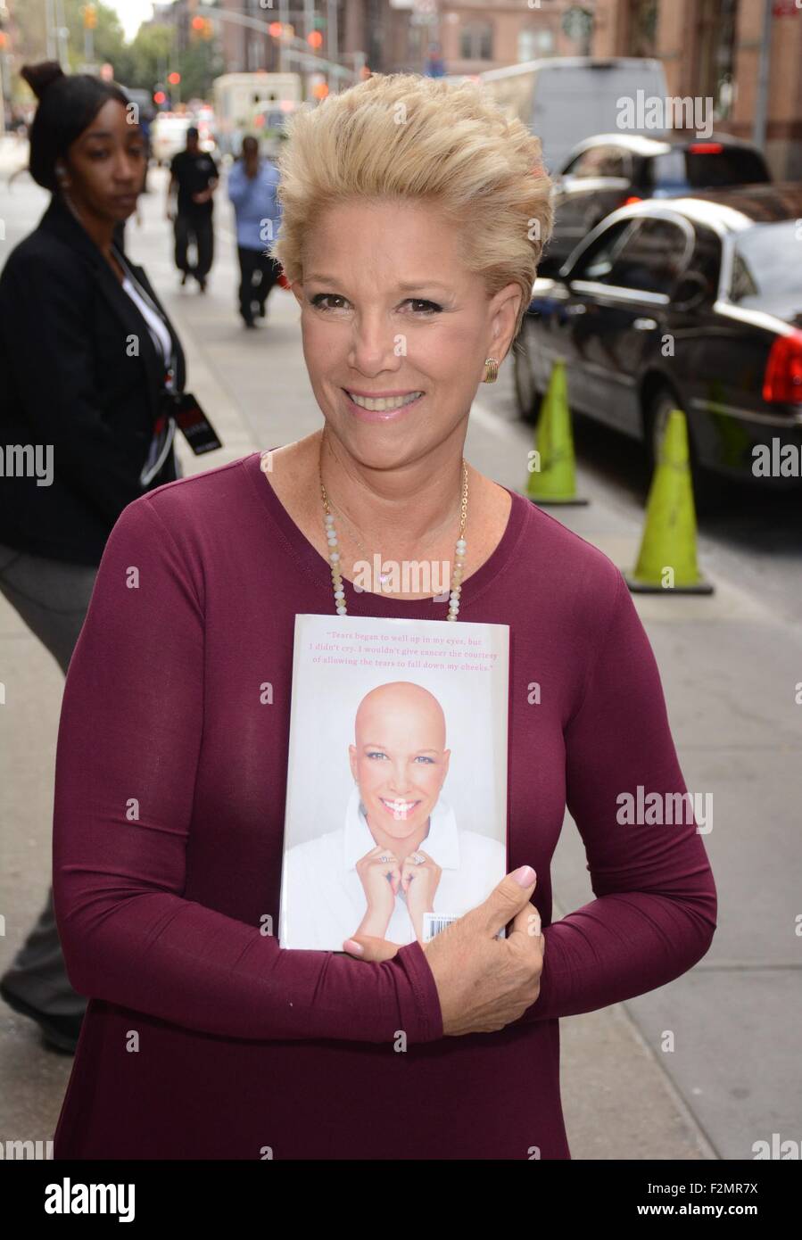 New York, NY, USA. 21st Sep, 2015. Joan Lunden out and about for Celebrity Candids MON, New